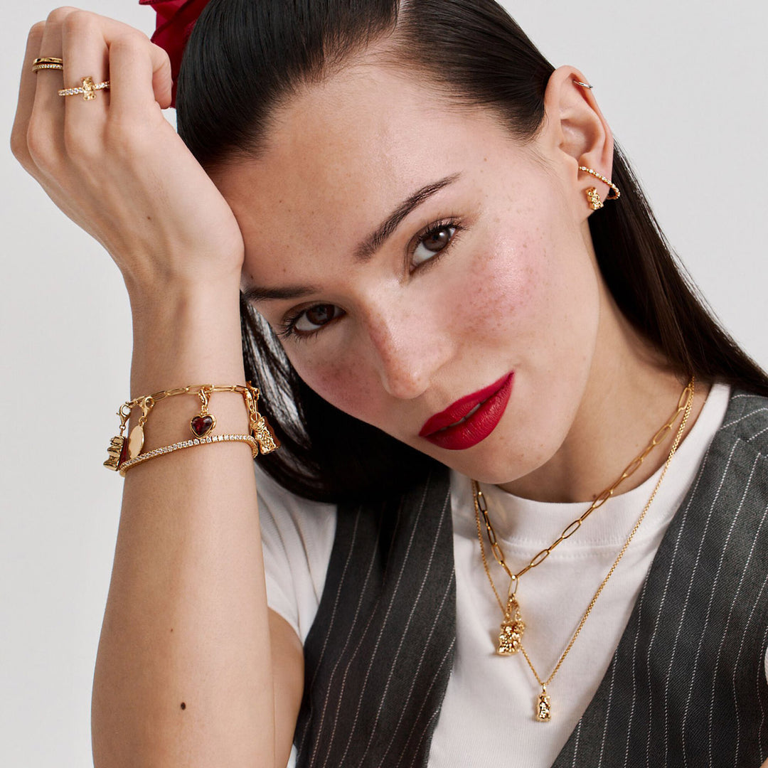 Thomas Sabo Ohrstecker HARIBO Goldbär vergoldet - H2329-413-39