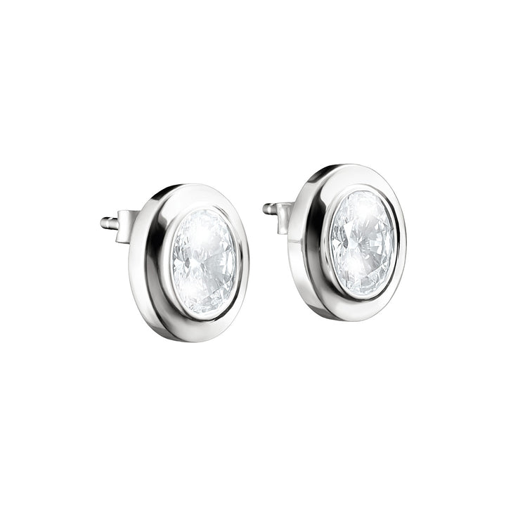 Thomas Sabo Ohrstecker Oval mit Zirkoniasteinen Silber - H2342-051-14