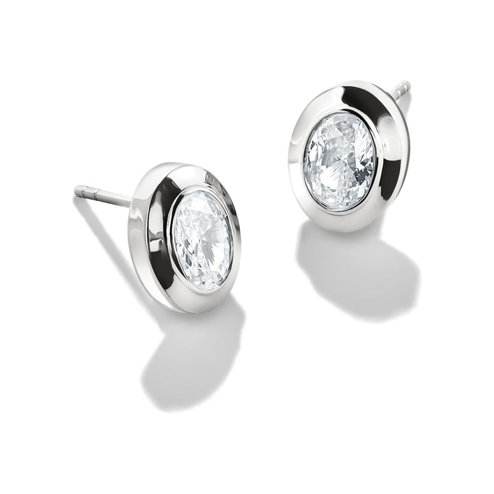 Thomas Sabo Ohrstecker Oval mit Zirkoniasteinen Silber - H2342-051-14