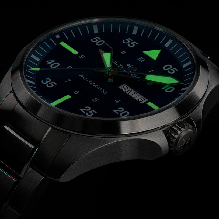 Hamilton Khaki Aviation Pilot Day Date Auto - H64635140