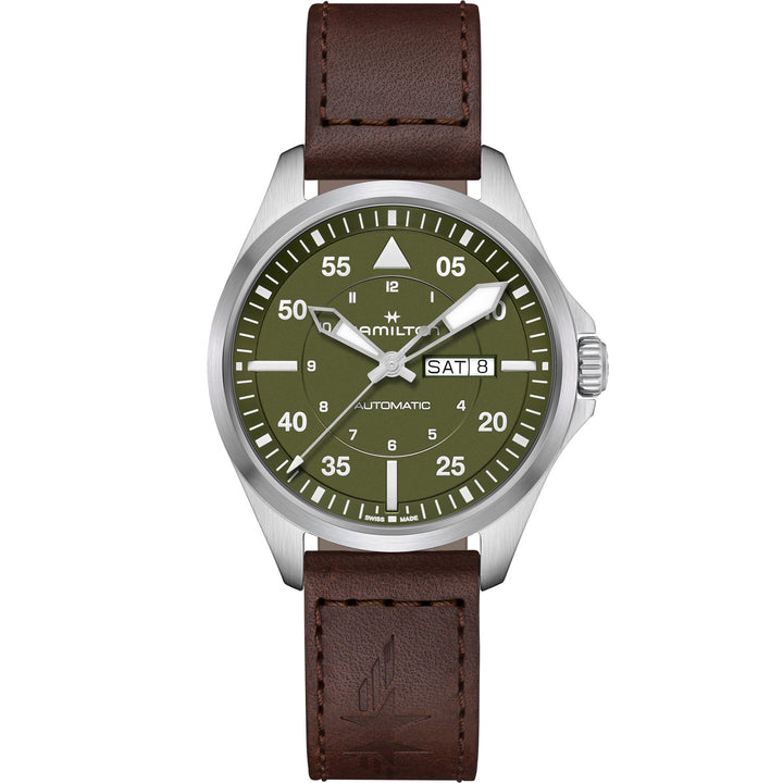 Hamilton Khaki Aviation Pilot Day Date Auto - H64635560