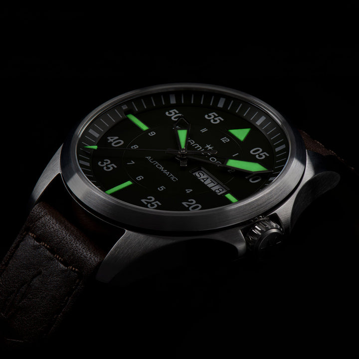 Hamilton Khaki Aviation Pilot Day Date Auto - H64635560