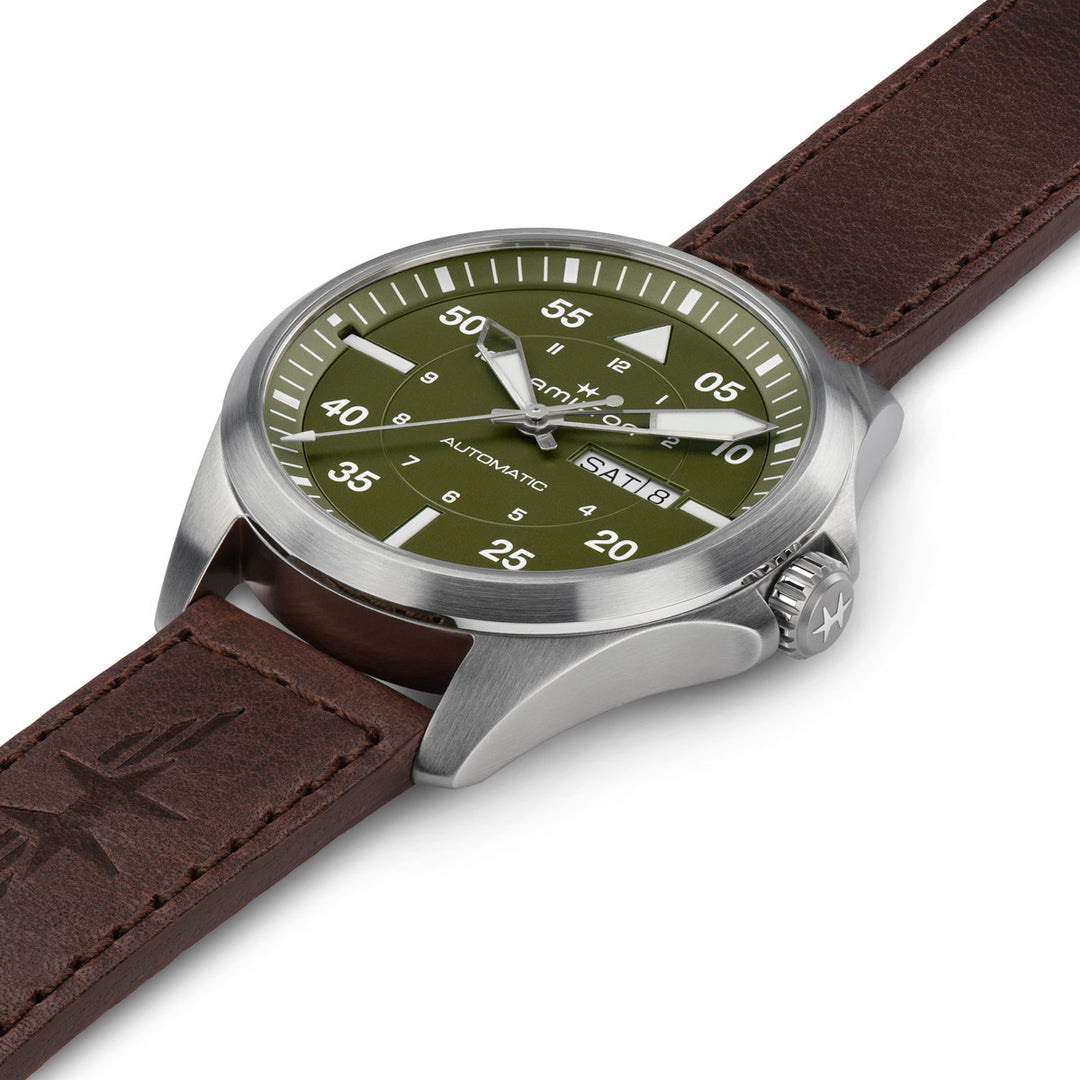 Hamilton Khaki Aviation Pilot Day Date Auto - H64635560