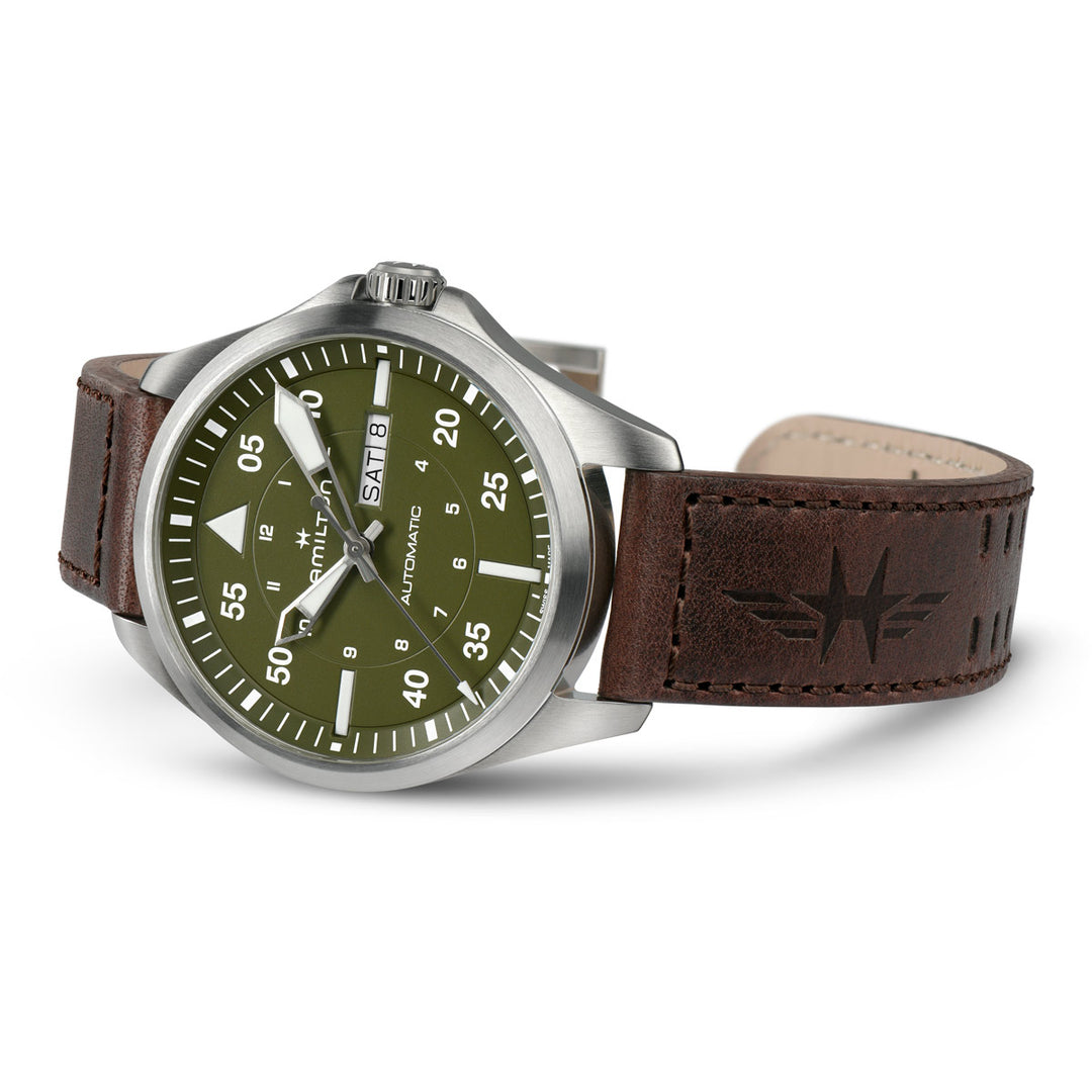 Hamilton Khaki Aviation Pilot Day Date Auto - H64635560
