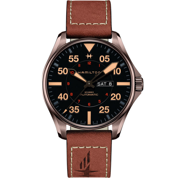 Hamilton Khaki Aviation Day Date Pilot Auto - H64705531