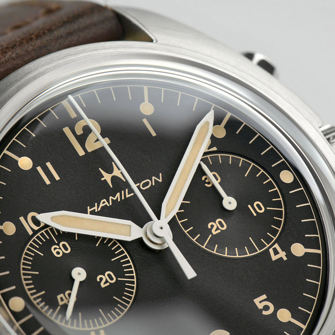 Hamilton Khaki Aviation Pilot Pioneer Mechanical Chrono - H76409530