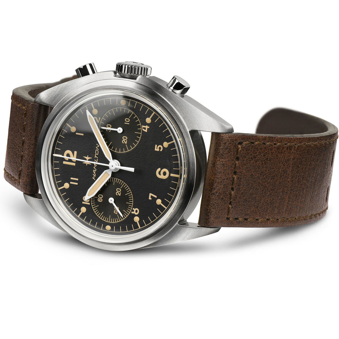Hamilton Khaki Aviation Pilot Pioneer Mechanical Chrono - H76409530
