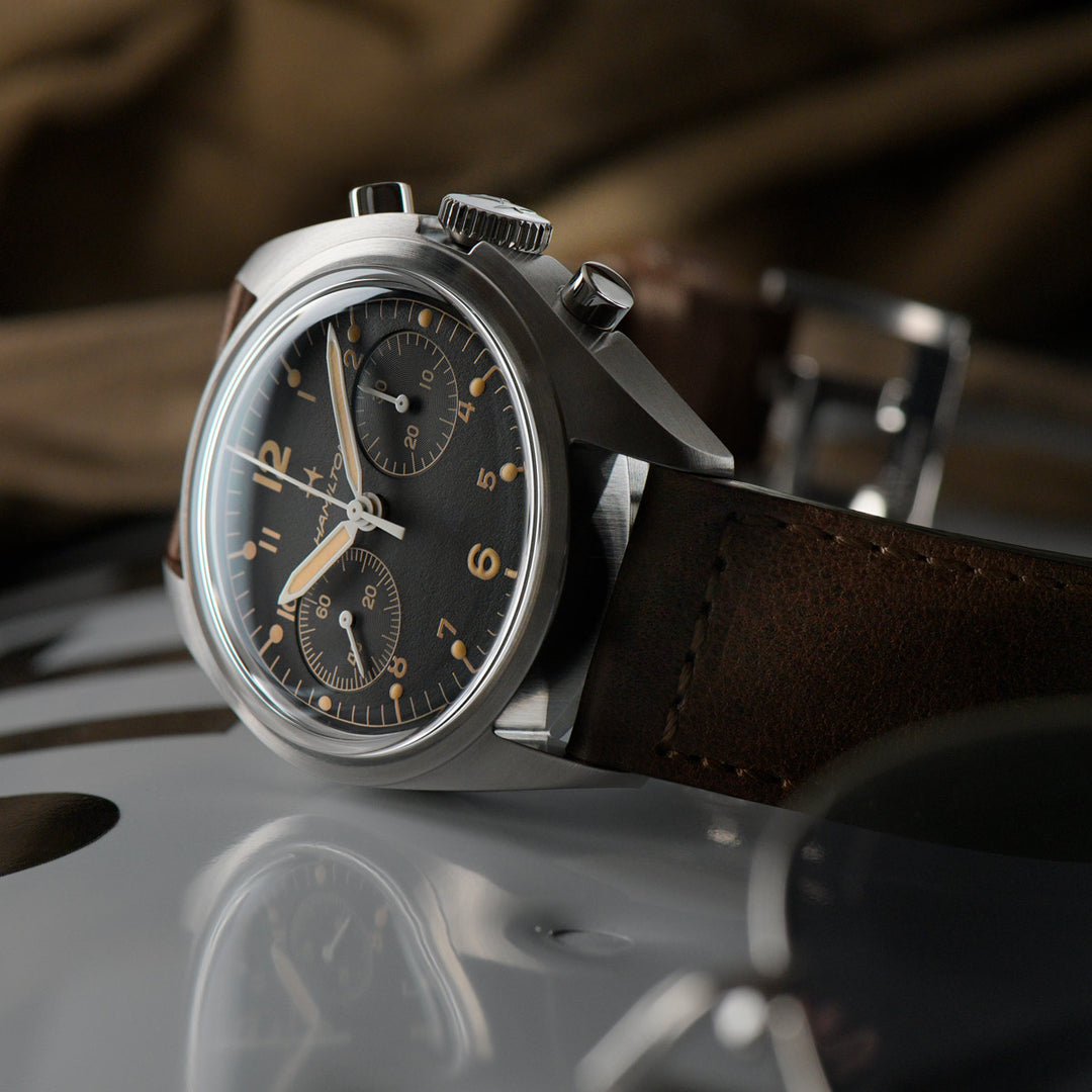 Hamilton Khaki Aviation Pilot Pioneer Mechanical Chrono - H76409530