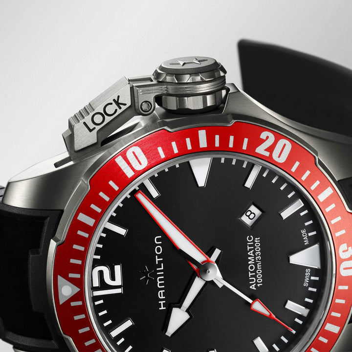 Hamilton Khaki Navy Frogman Titanium - H77805335