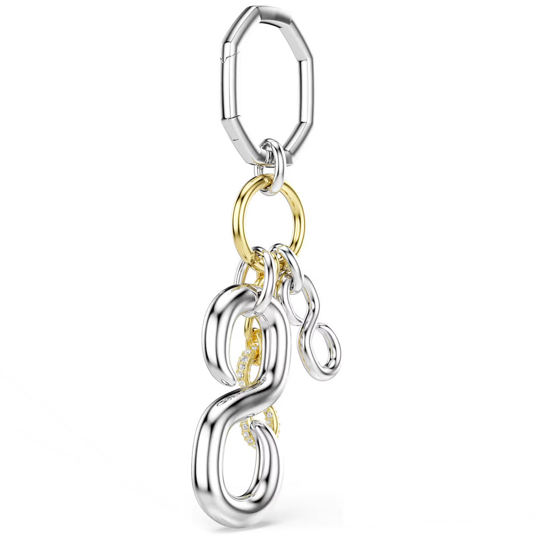 Swarovski Handtaschen Charm Rundschliff Weiss Metallmix - 5763019