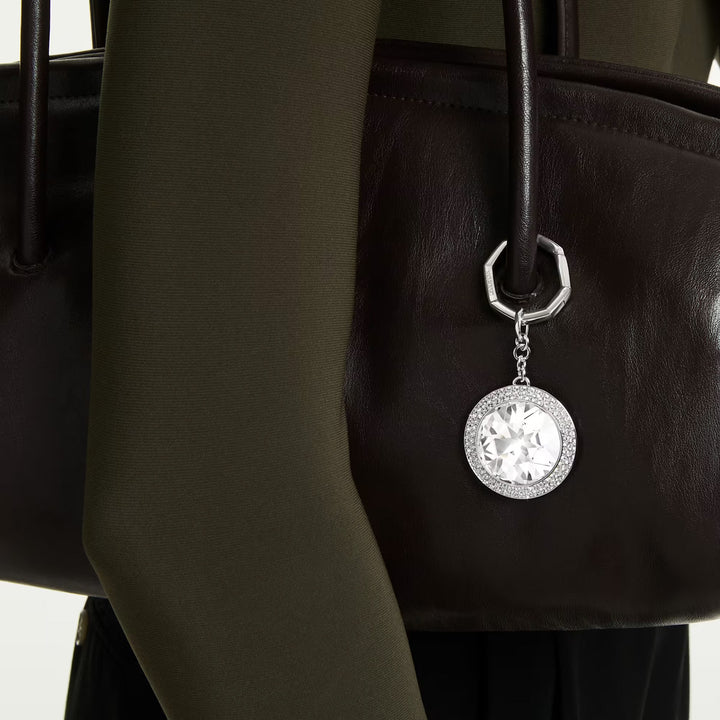 Swarovski Handtaschen Charm Rundschliff Weiss Rhodiniert - 5763032