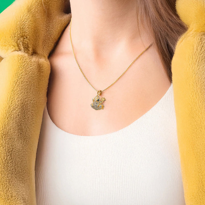 Seinerzeit Lex Gold Frosch Halskette - SZA-3960-140