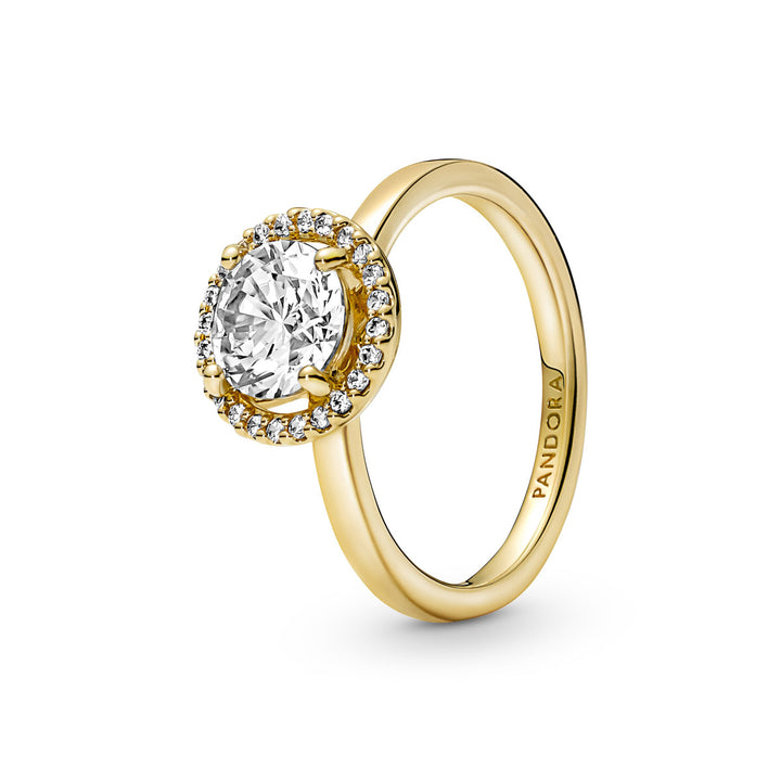 Pandora Funkelnder Runder Strahlenkranz Ring - 161234C01