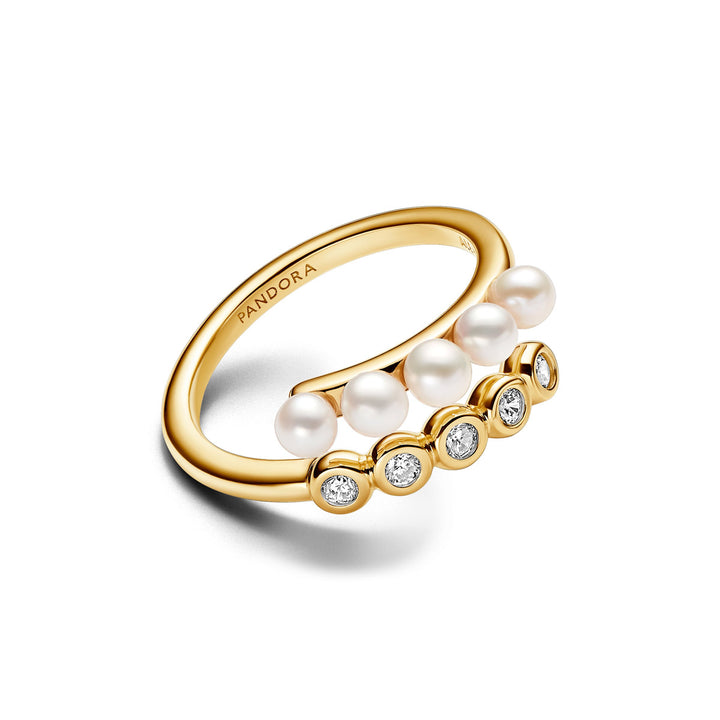 Pandora Duo Behandelte Süsswasserzuchtperlen Ring - 163146C01