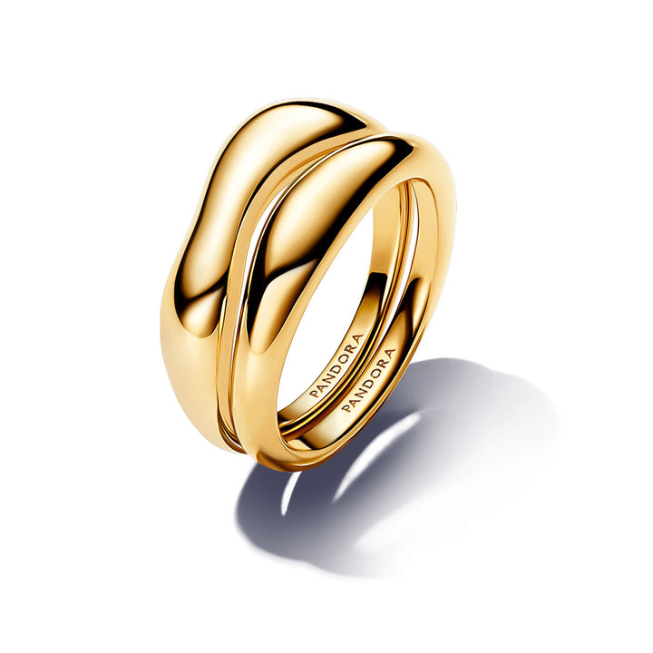 Pandora Organic Shaped Stacking Rings - 163264C00