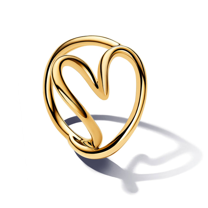 Pandora Organisch Geformtes Herz Ring - 163288C00