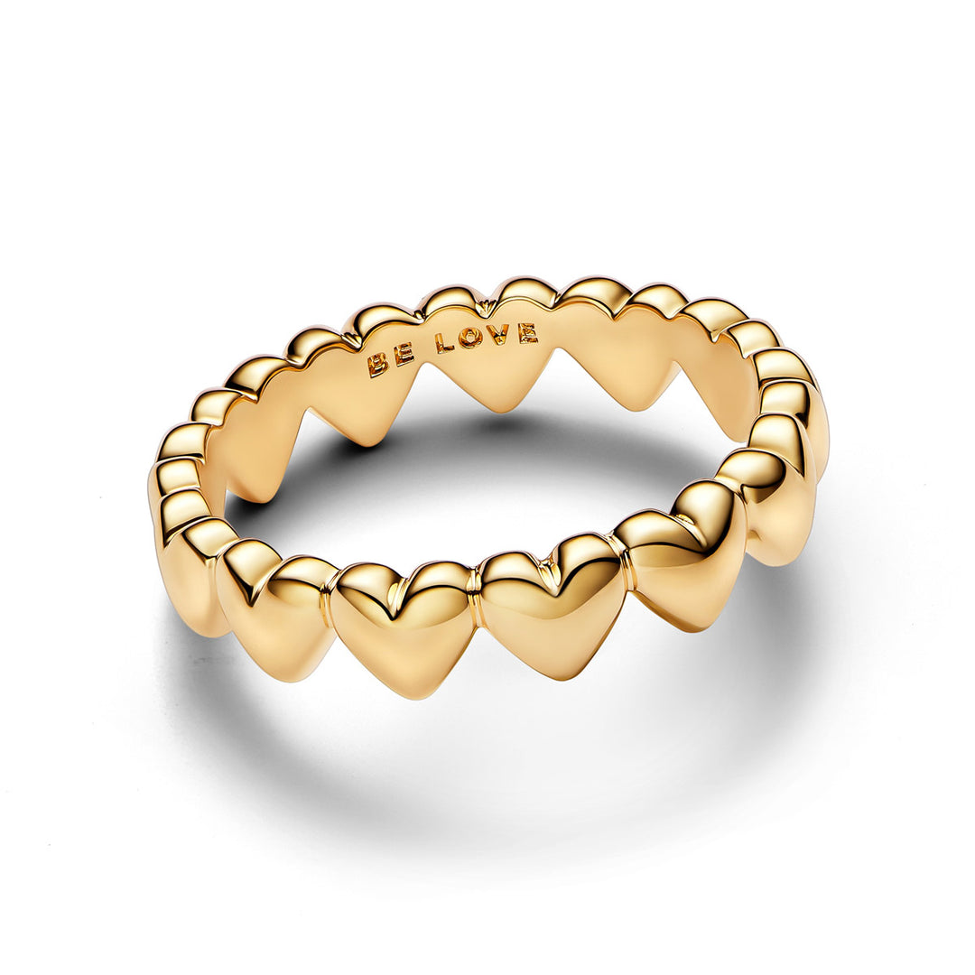 Pandora Reihe von Herzen Ring - 163427C00