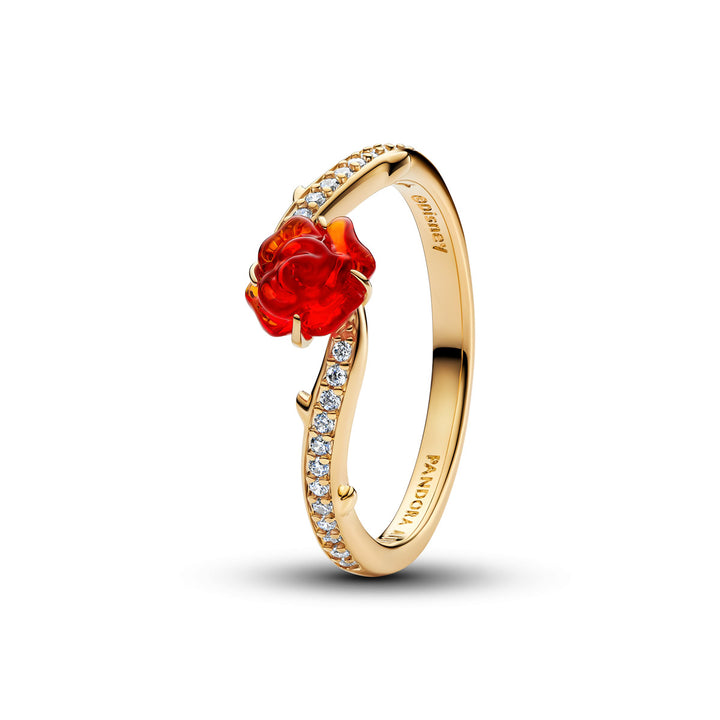 Pandora Disney Beauty and the Beast Enchanted Rose Ring - 163984C01