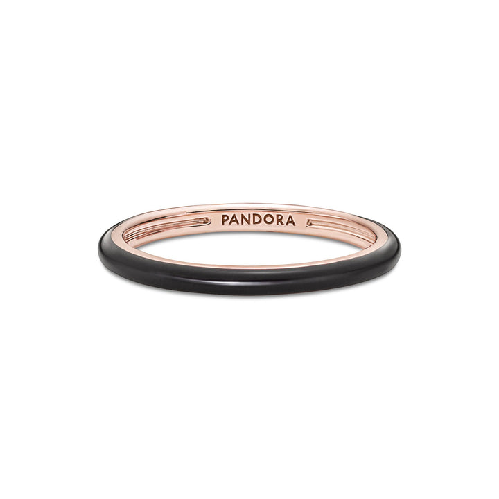 Pandora ME Schwarze Emaille Ring - 189655C01