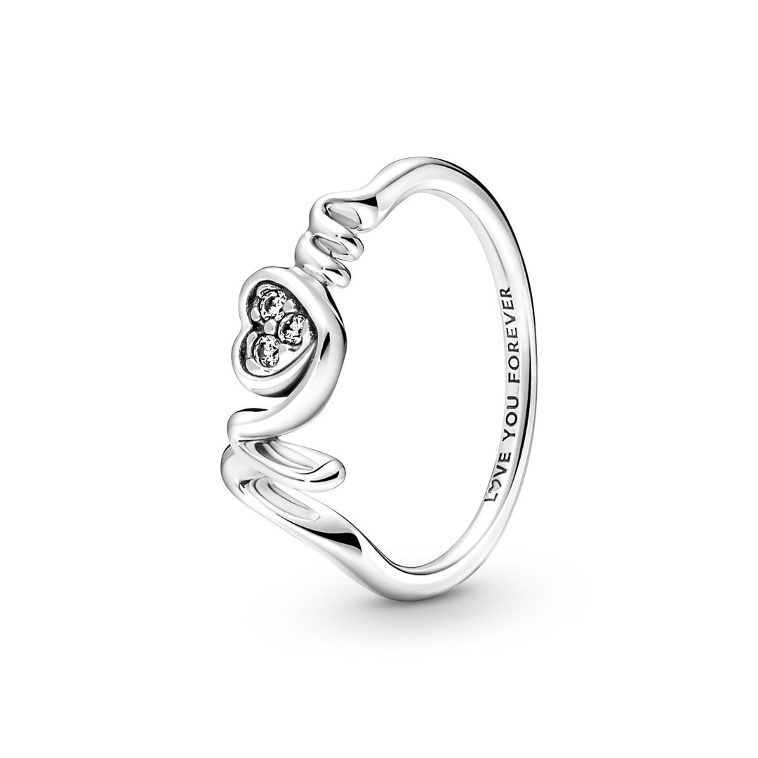 Pandora Mum Pavé Herz Ring - 191149C01