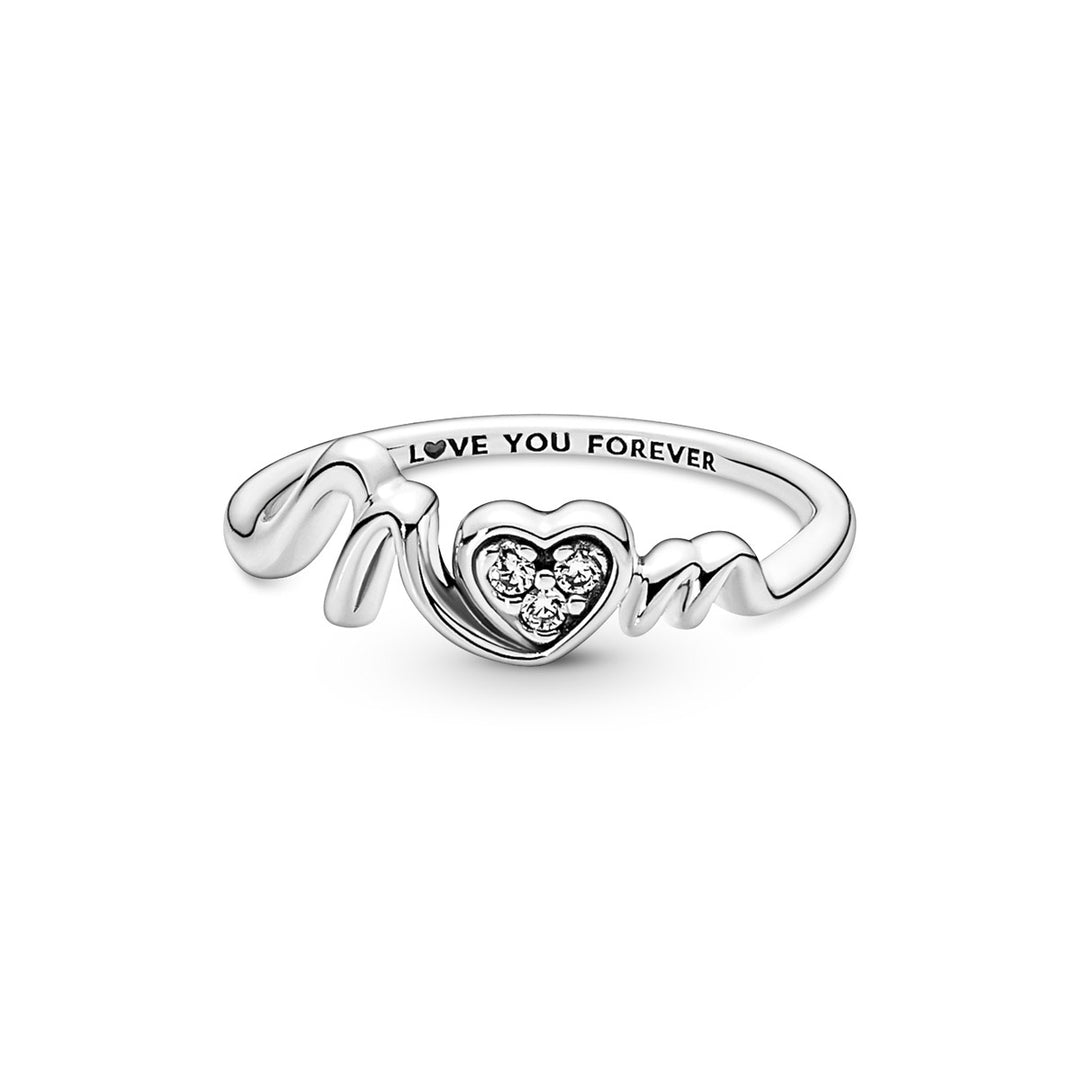Pandora Mum Pavé Herz Ring - 191149C01