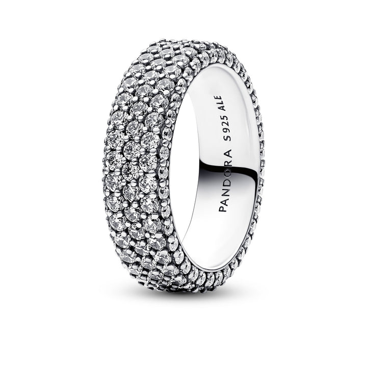 Pandora Timeless Dreireihiger Pavé Ring - 192634C01