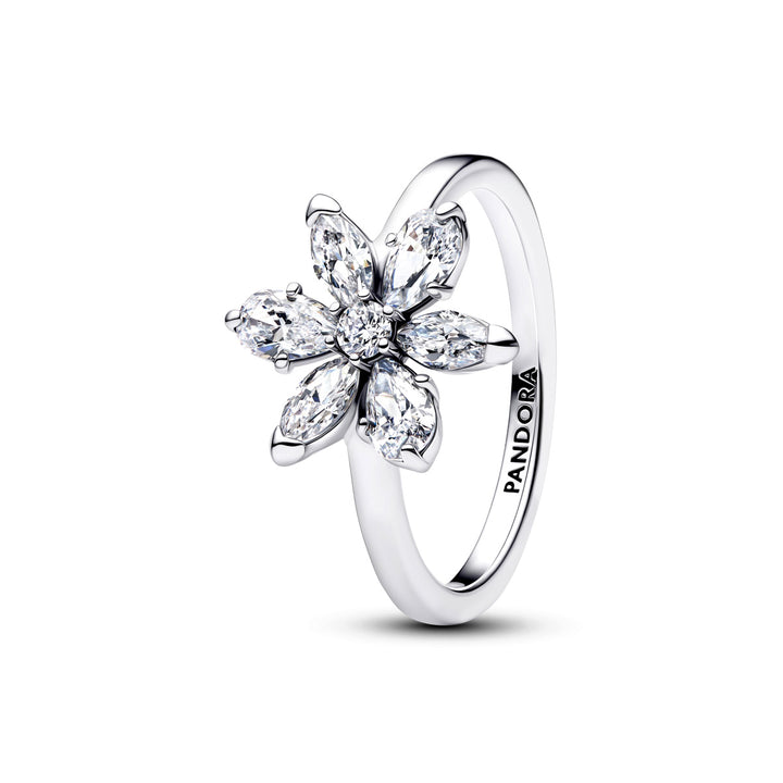 Pandora Herbarium Funkelnde Blume Cocktail Ring - 193000C02