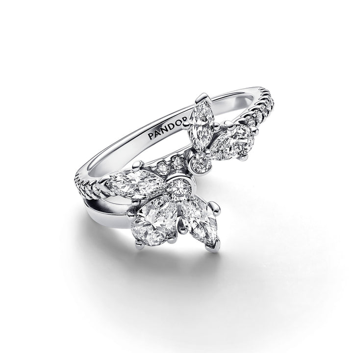Pandora Funkelndes Asymmetrisches Herbarium Cluster Ring - 193023C01