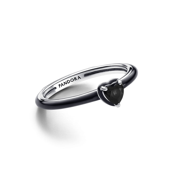 Pandora ME Schwarzes Chakra Herz Ring - 193088C01