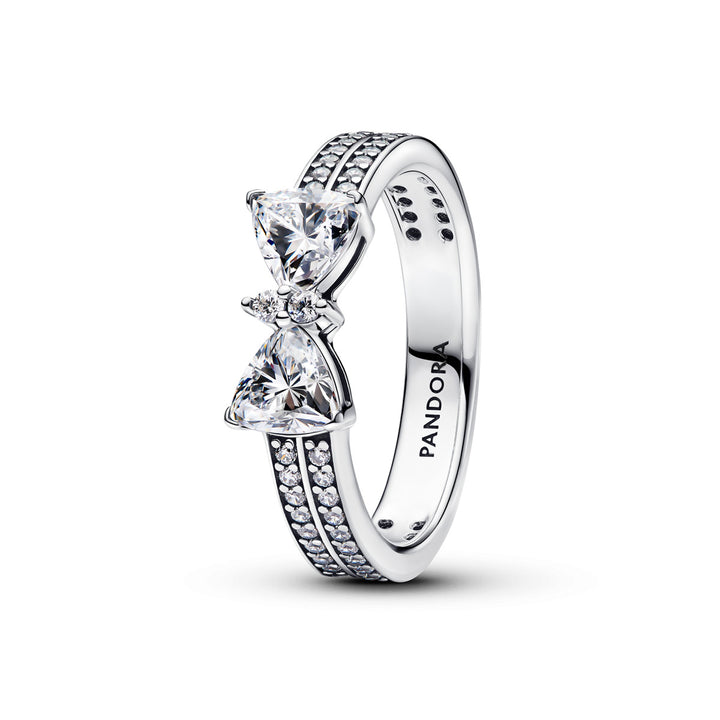 Pandora Funkelnde Schleife Doppelreihiger Ring - 193552C01