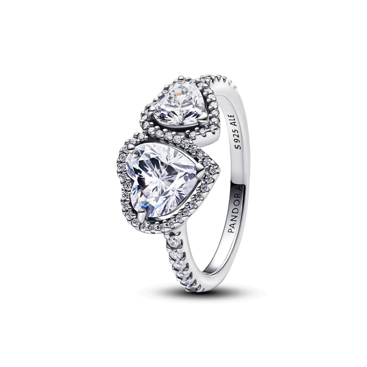 Pandora Funkelnder Strahlenkranz Herz Ring - 193659C01