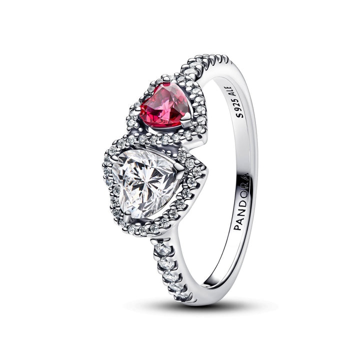 Pandora Strahlenkranz Herzen Ring - 193662C01