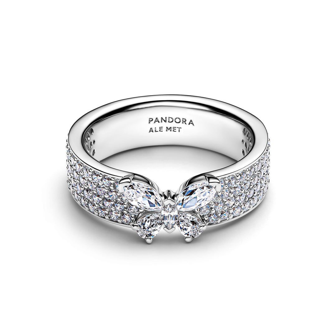 Pandora Funkelnder Schmetterling Markanter Ring - 194270C01