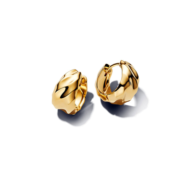 Pandora Gewellte Creolen Ohrringe - 263874C00
