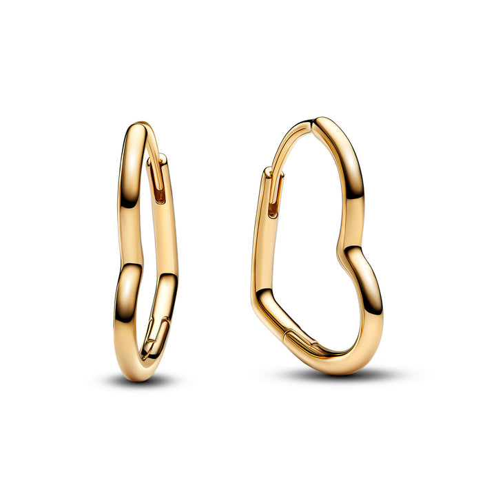 Pandora Asymmetrische Herzen Ohrringe - 268307C00