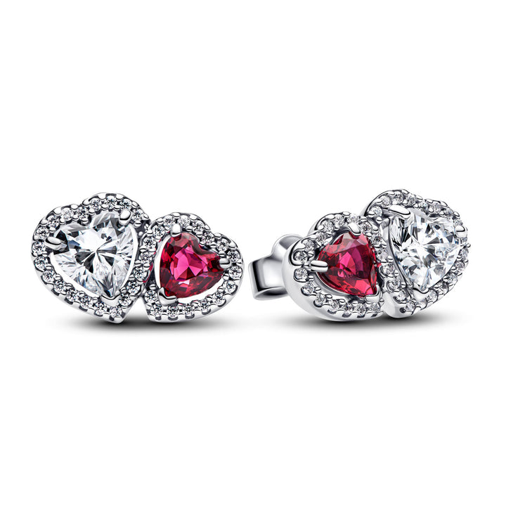 Pandora Strahlenkranz Herz Ohrstecker - 293633C01