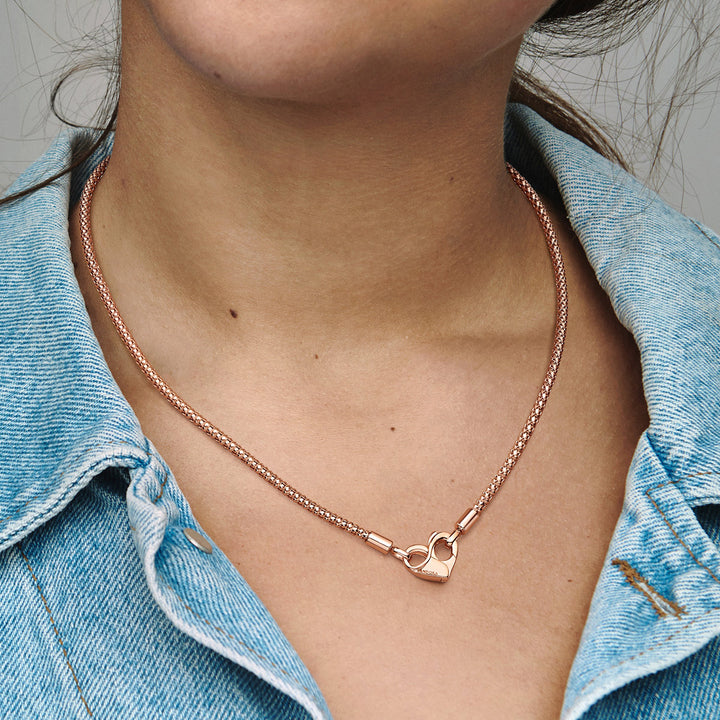 Pandora Moments Studded Chain Halskette - 382451C00-45