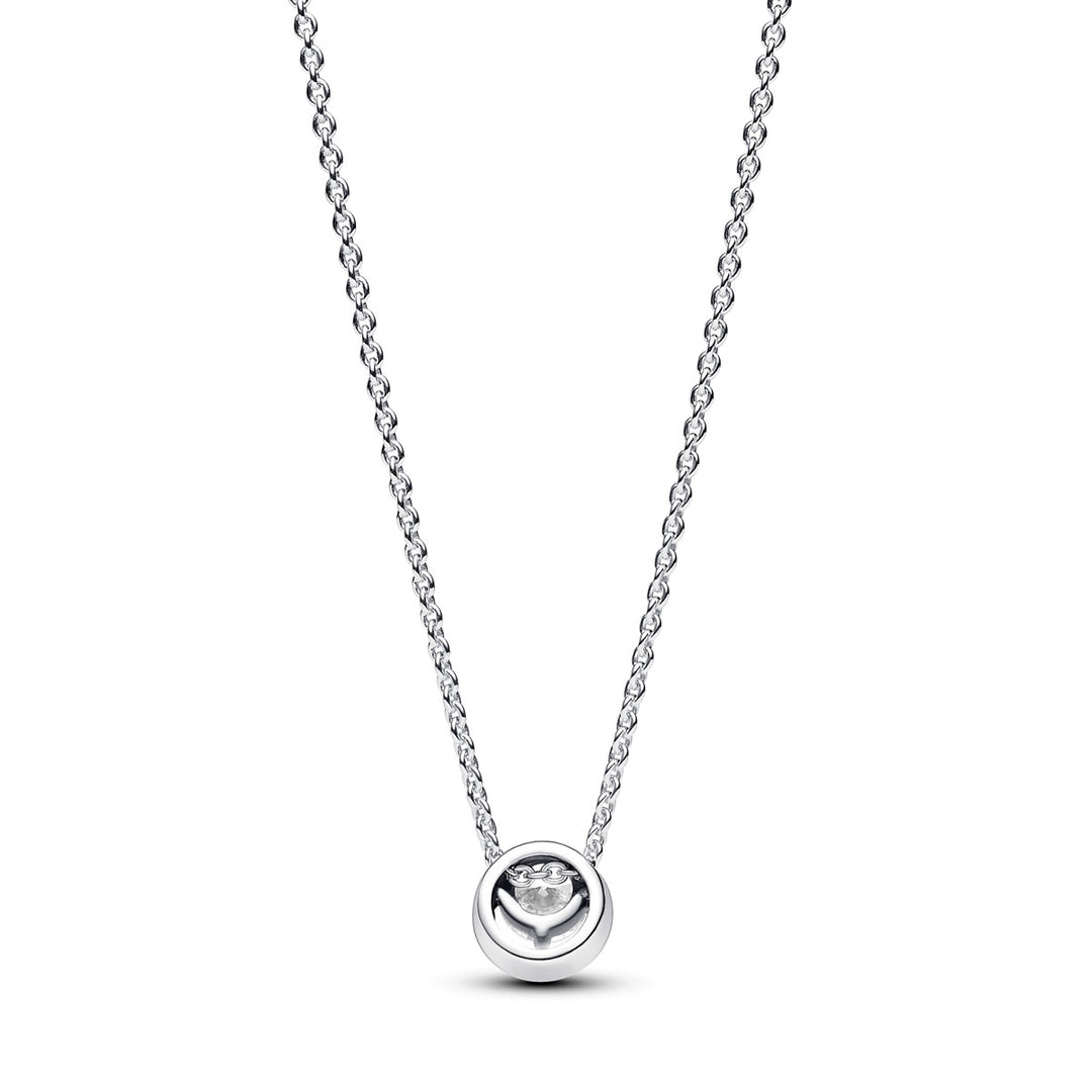Pandora Funkelnder Runder Strahlenkranz Halskette - 391174C01-45