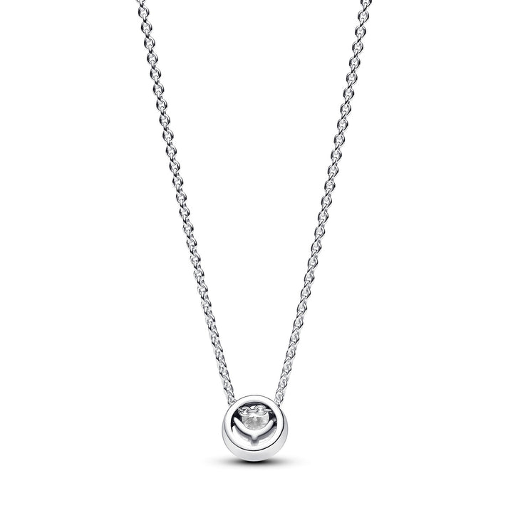 Pandora Funkelnder Runder Strahlenkranz Halskette - 391174C01-45