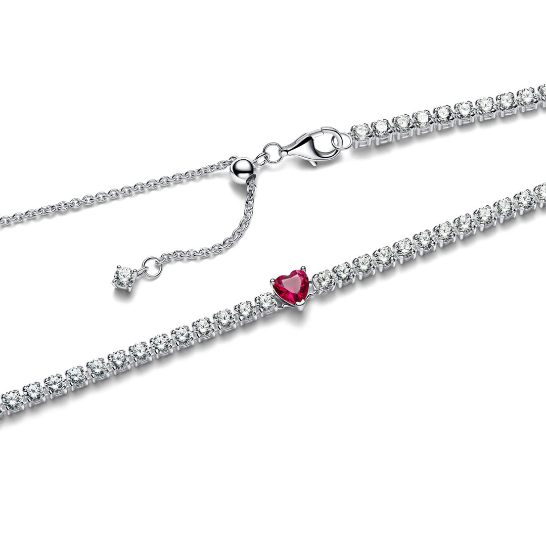 Pandora Strahlenkranz Herz Choker - 393549C01-40