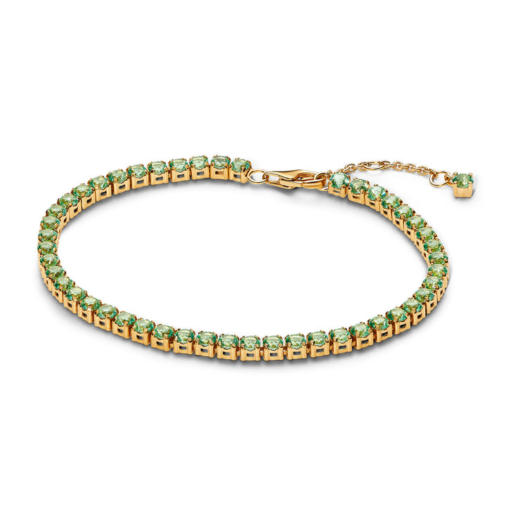 Pandora Sparkling Green Tennis Bracelet - 561469C02