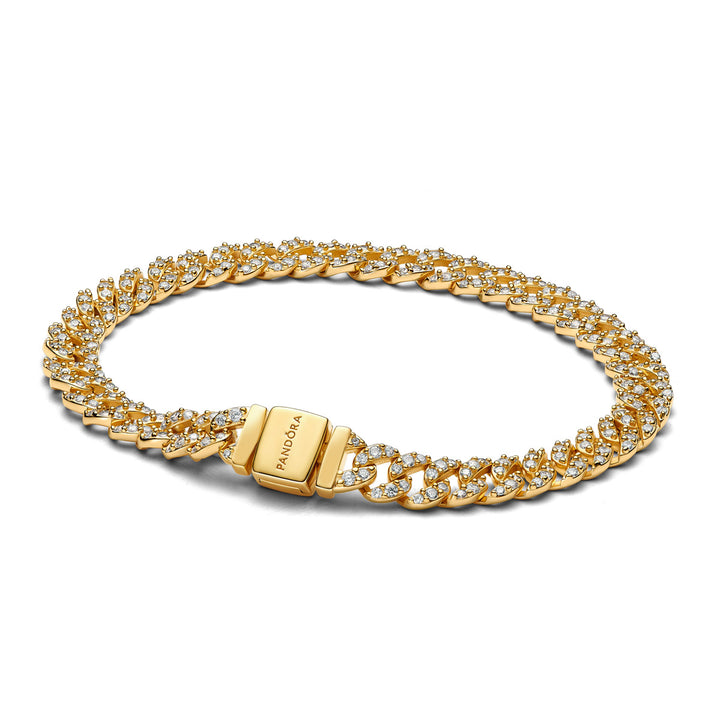 Pandora Pavé Cuban Gliederarmband - 563008C01