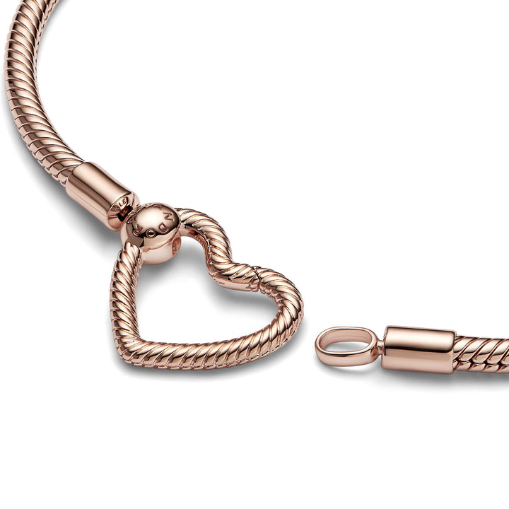 Pandora Moments Herzverschluss Schlangen Armband - 582257C00