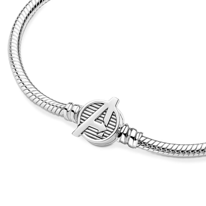 Pandora Moments Marvel The Avengers Logo Verschluss Schlangen Gliederarmband - 590784C00