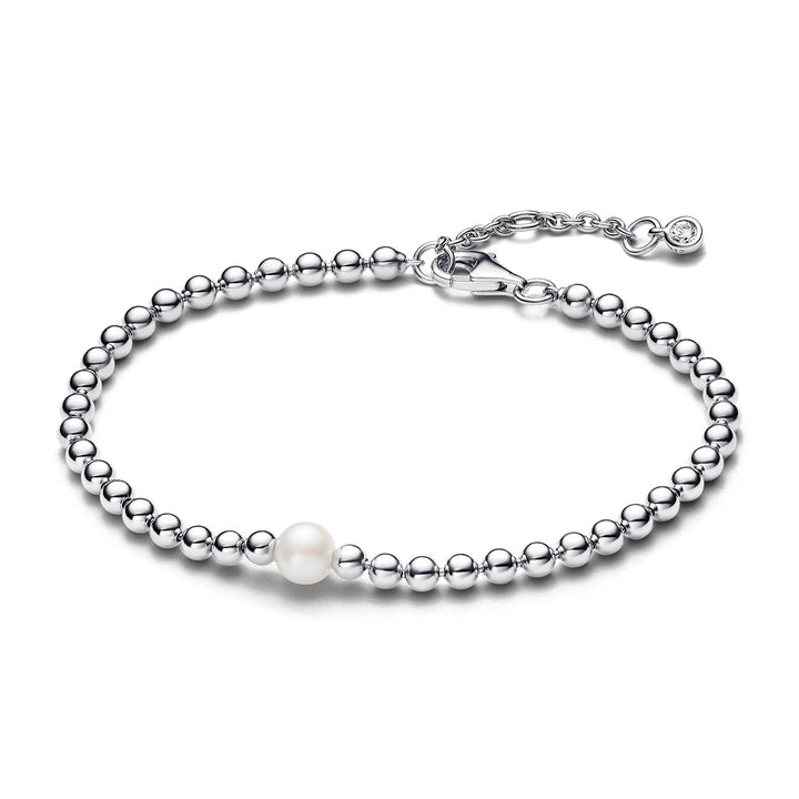 Pandora Behandelte Süsswasserzuchtperle &amp; Kugeln Armband - 593173C01