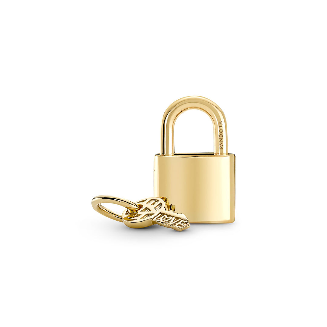 Pandora Vorhängeschloss &amp; Schlüssel Charm - 760088C01