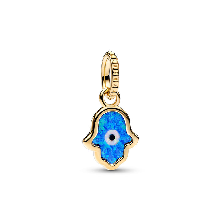 Pandora Schillernde Blaue Hand der Fatima Charm - 762699C01