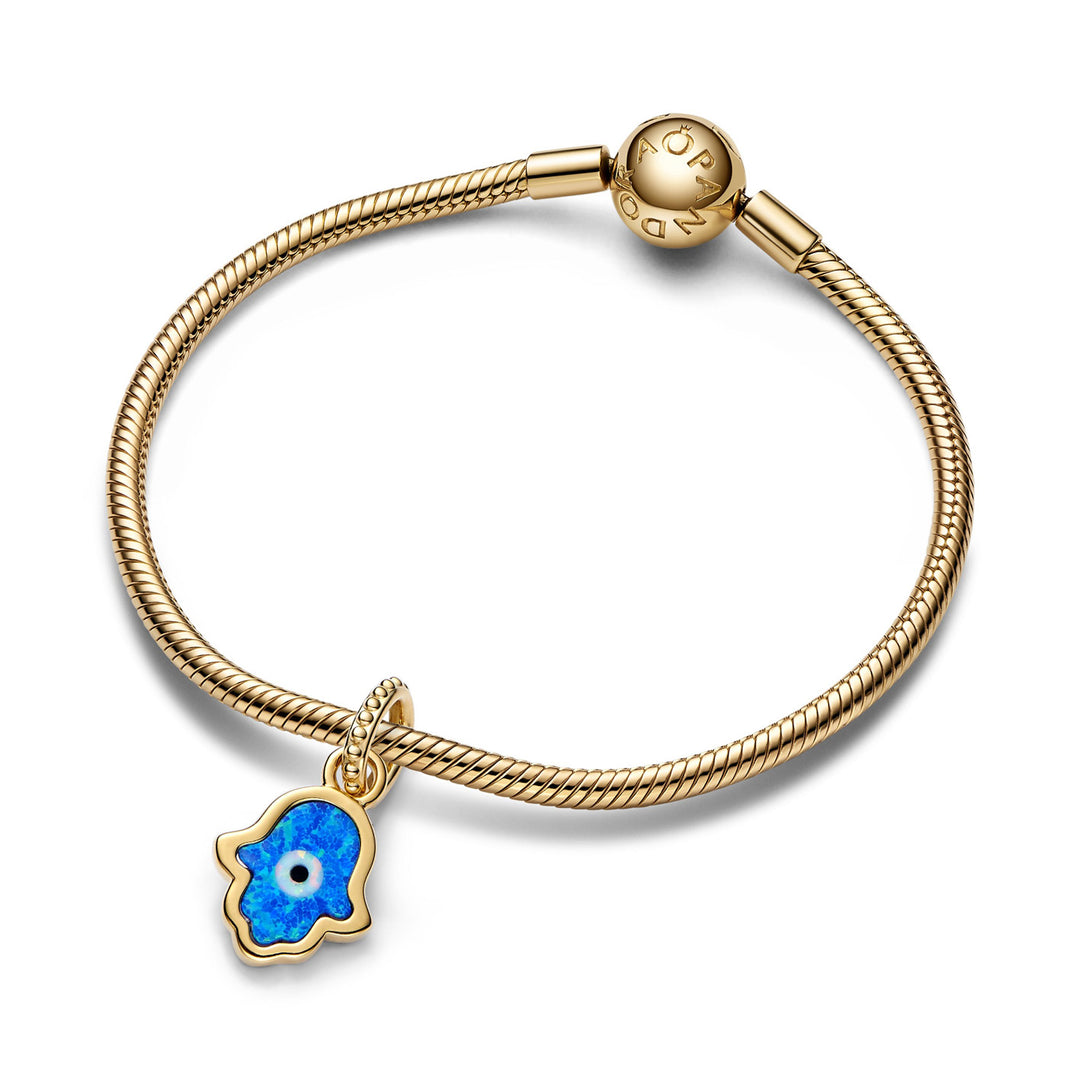 Pandora Schillernde Blaue Hand der Fatima Charm - 762699C01