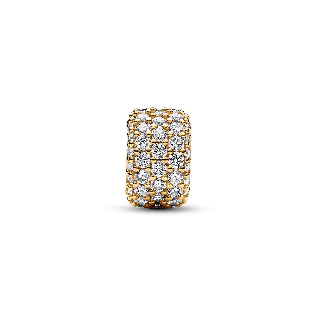 Pandora Funkelndes Dreireihiges Pavé Charm - 762820C01