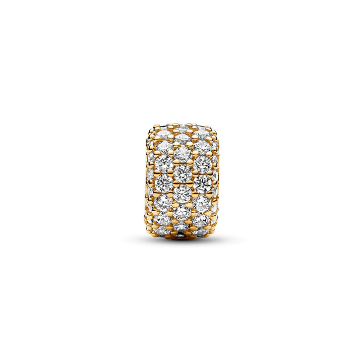 Pandora Funkelndes Dreireihiges Pavé Charm - 762820C01